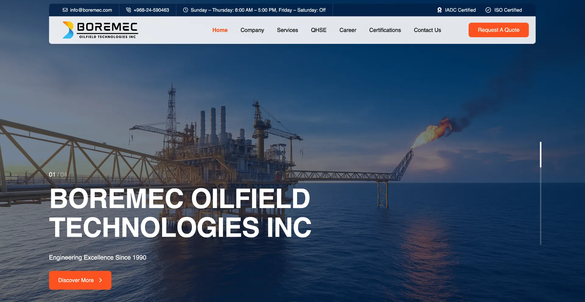 Boremec – Oilfield Technologies Platform