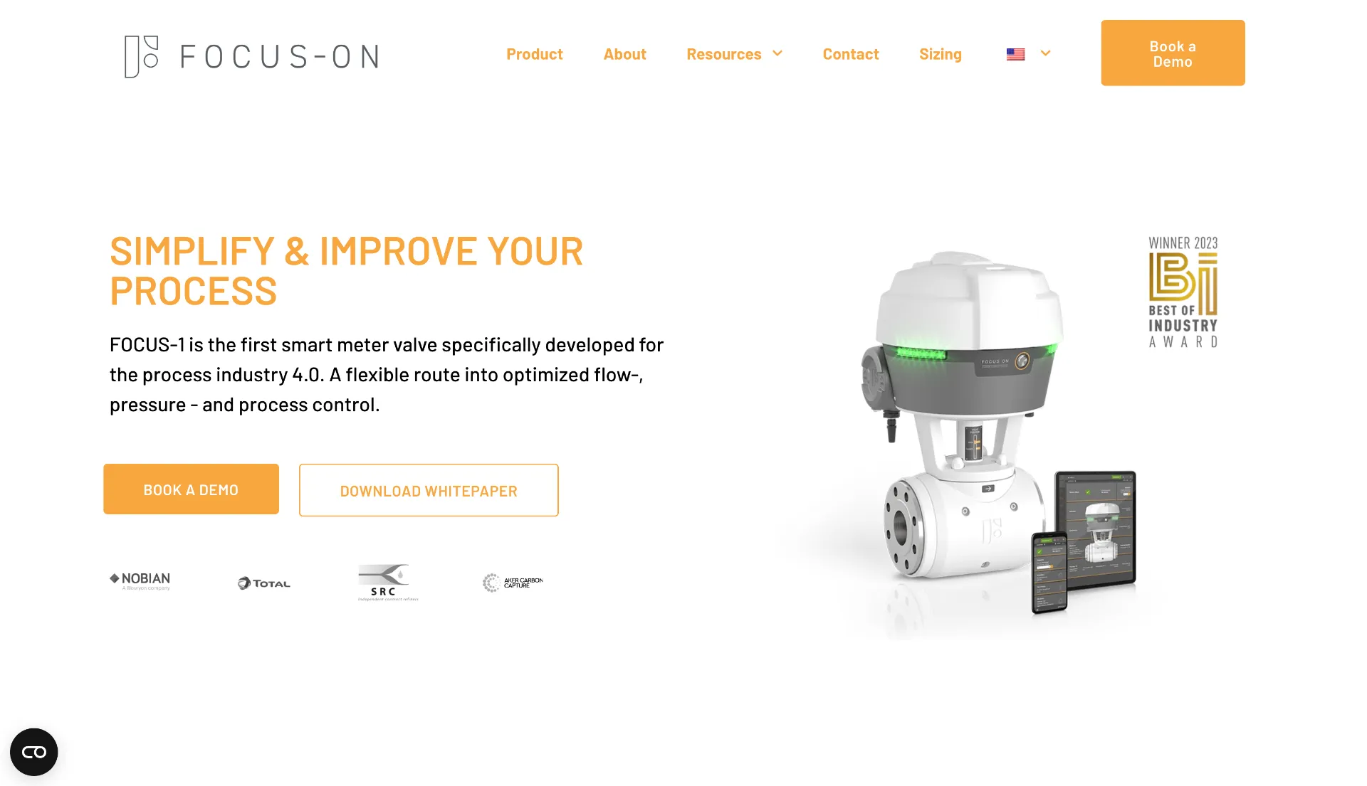 FOCUS-1 Smart Meter Valve – Product Website